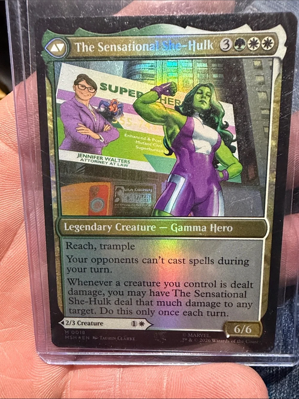 Jennifer Walters/She HULK Magic The Gathering